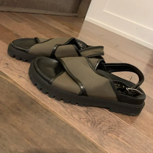 ZARA platform cross sandals - Picture 4 of 7